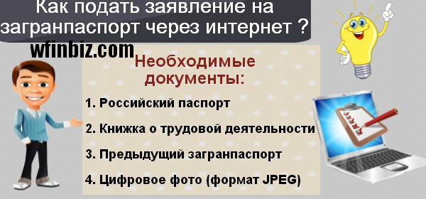 Документы для подачи заявления