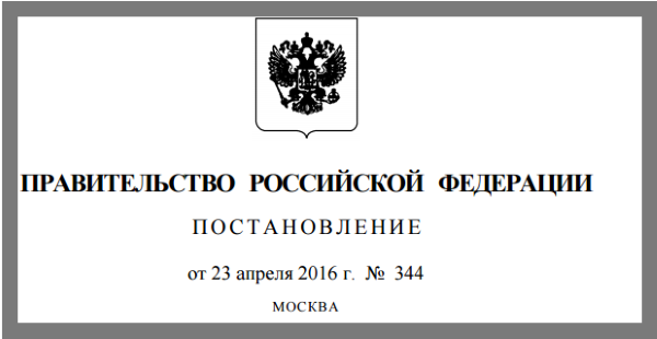 Скрин постановления правительства о господдержки кредитования на 2016 год